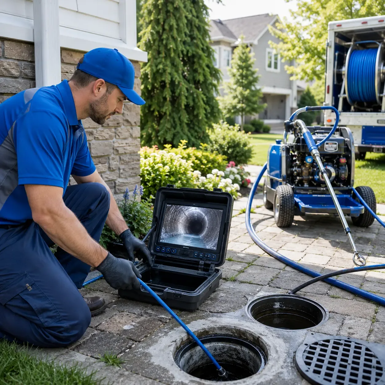 Outdoor drain cleaning professionals serving Ellettsville, IN